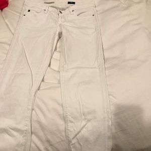 AG WHITE DENIM JEANS